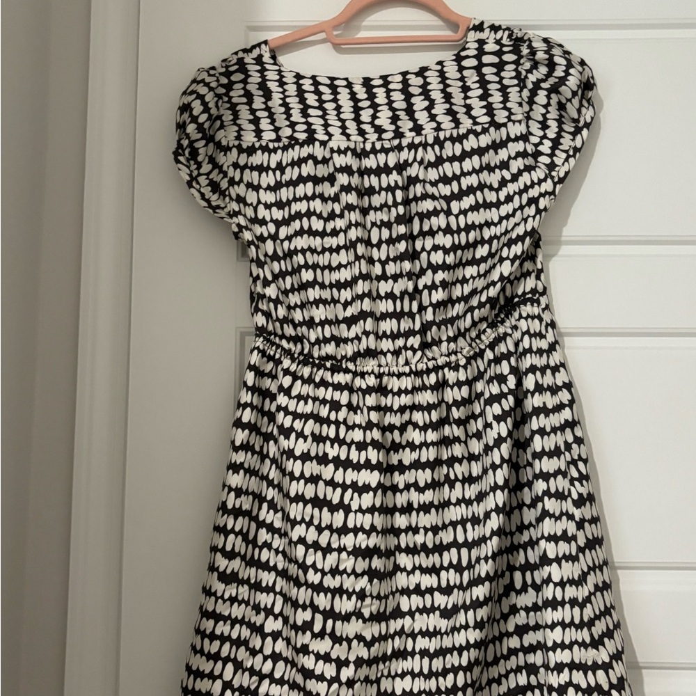 Stylish Black and White Women's Dress